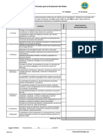 Formato para Evaluar Silabo