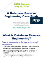 A Database Reverse Engineering Case Study: DAMA Chicago Aug 17, 2016