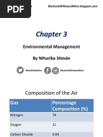 IGCSE Environmental Management Chapter 3 Notes