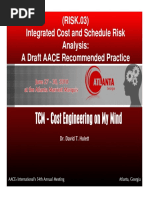 Cost Risk Analysis Using Risk Cube Method | PDF | Risk | Variance