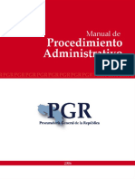 Manual de Procedimiento Administrativo - Costa Rica