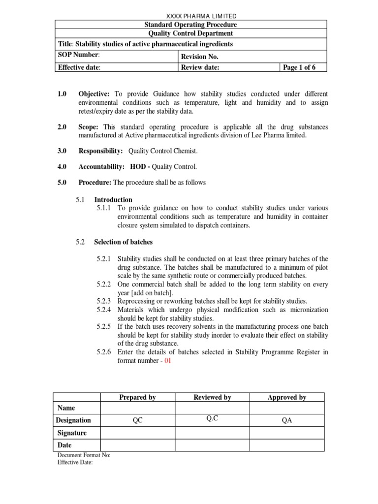 Temperature Impact on Drug Stability SOP | PDF | Pharmaceutical Drug ...