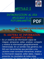 Capitulo i Introduccion Del Gis en Fotogrametria
