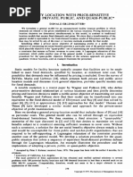 Erlenkotter (1977) Facility Location With Price-sensitive Demands