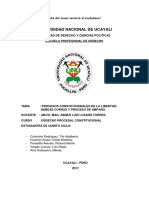 Los Procesos Constitucionales de La Libertad