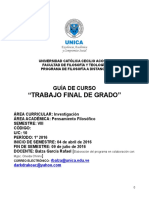 Trabajo Final de Grado LAR 1º 2016