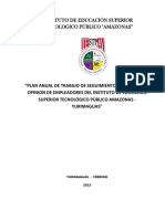 Plan Anual Seguimiento Egresados PDF