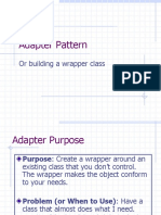 Adapter Pattern: or Building A Wrapper Class