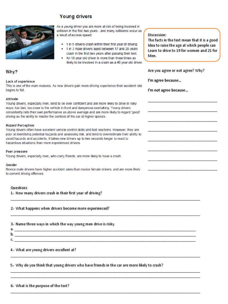 Discussion on Raising Driving Age | PDF