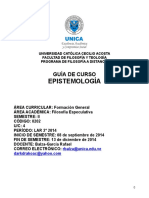 Programa Epistemología II-2014