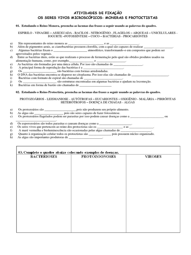 Seres Vivos Microscópicos | PDF | Algas | Bactérias