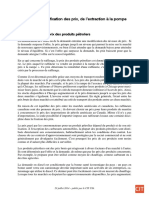 Fixation Prix Produits Petroliers Article Cit PDF