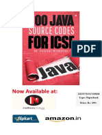 200 Java Source Codes For Icse