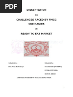 Download Saurabh Dissertation on Ready to Eat Foods by Saurabh Sinha SN35505614 doc pdf