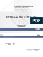 Metodología de La Investigación