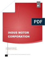 Internship Report in Indus Motor