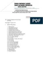 Struktur Pimpinan PSI Depok 2017-2022
