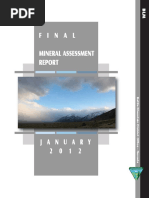 Mineral Assessment Report January 2012 - Final