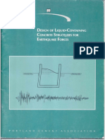 Munshi - Design of Liquid Containing Concrete Structures For Earthquake Forces PDF