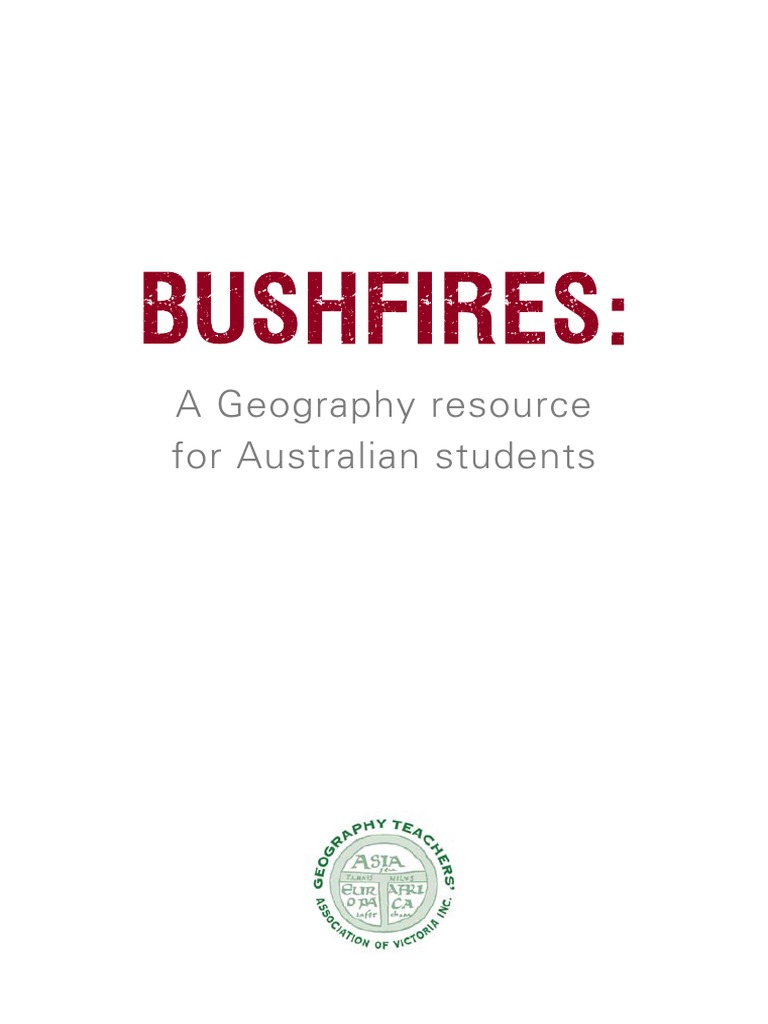 Bushfires Textbook Pdf Fires Wildfire