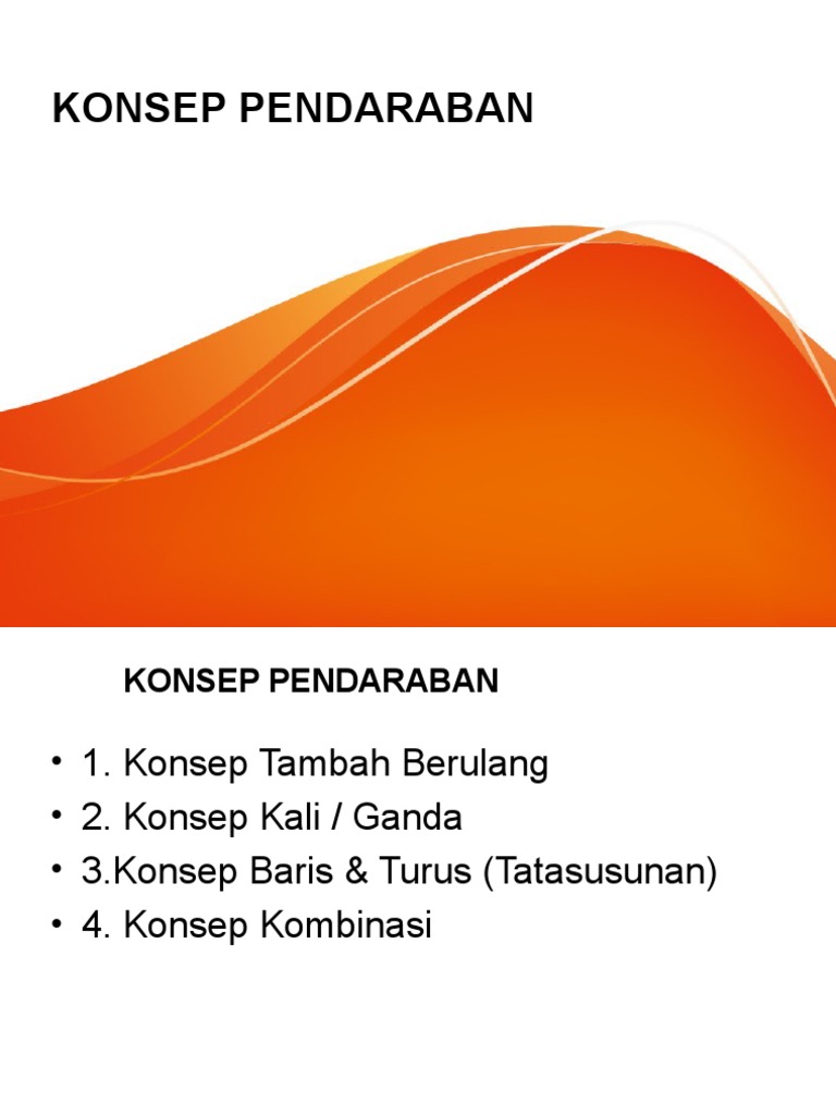 Konsep Pendaraban | PDF | Karier & Perkembangan