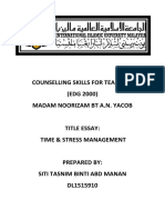 Counselling Skills For Teachers (EDG 2000) Madam Noorizam BT A.N. Yacob
