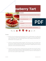 Strawberry Tart: Recipe