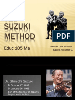 THE Suzuki Method: Educ 105 Ma
