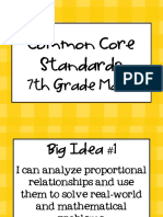 Common Core Standards: 7th Grade Math