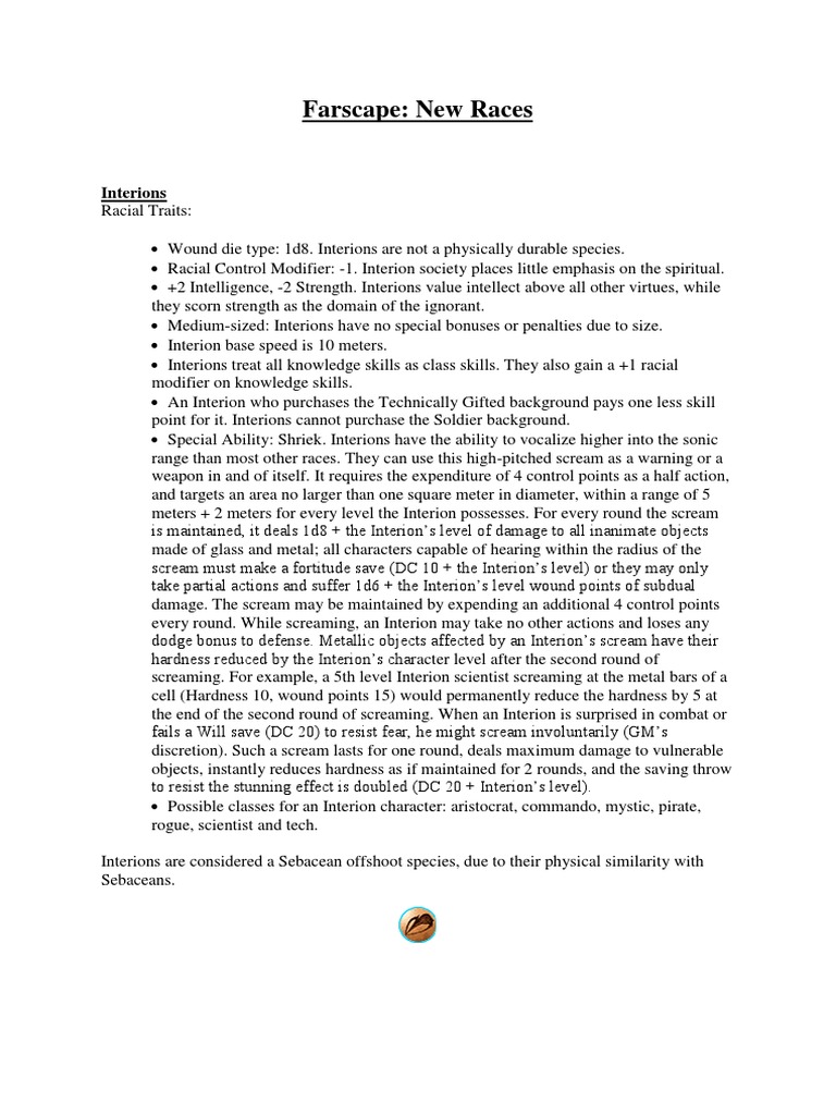 Farscape New Races | Download Free PDF | Leisure