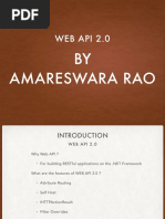 Web Api 2.0: BY Amareswara Rao