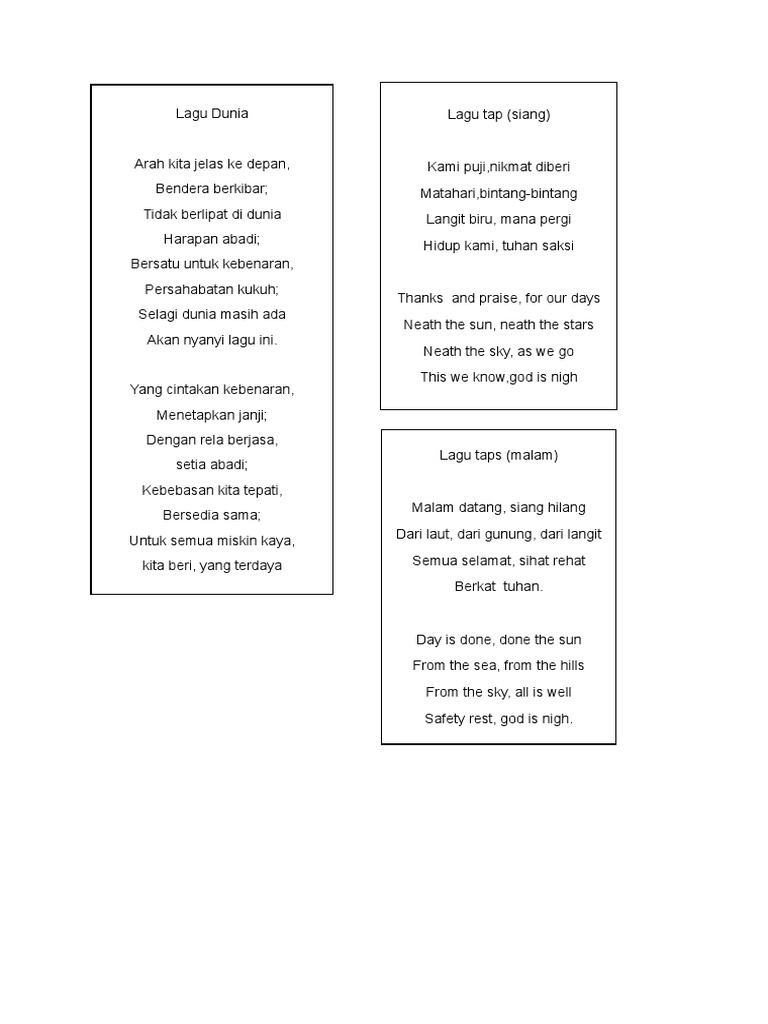 Lirik Lagu Pandu Puteri Pdf