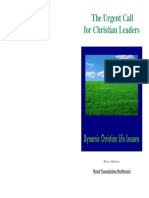 The Urgent Call For Christian Leaders PDF