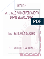 Tema 01a - Fabricación y Denominación Del Acero