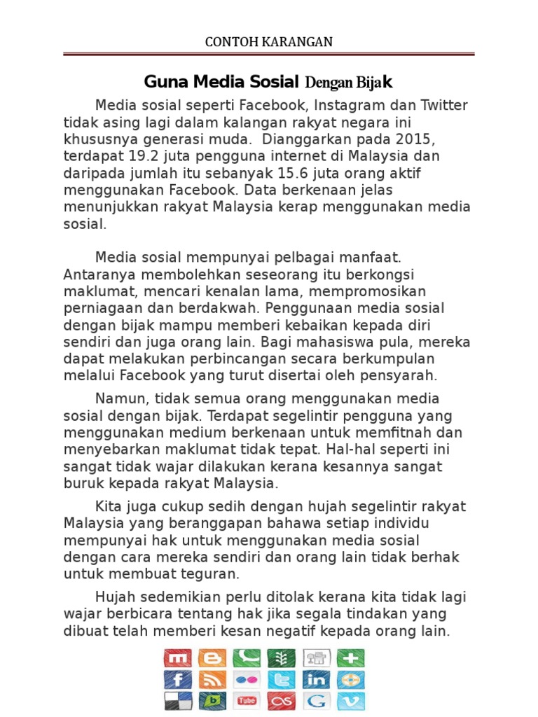 Buku Menggunakan Media Sosial Dengan Bijak