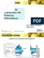 Sistemas de Transmisión de Potencia Hidrostáticos - Ing. Edgar Gamboa Qusipe PDF