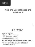 Acid and Base Imbalance