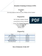 Assessing Employee Turnover in Case of Rahim Afrooz Limited