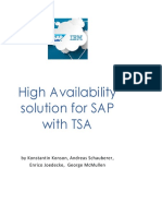 High Availability Solution For SAP With TSA