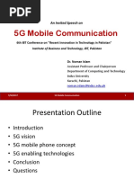 5G KeyNote Speech