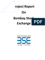 Project Report On Bombay Stock Exchange