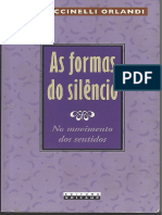 As Formas Do Silêncio - Eni Orlandi PDF