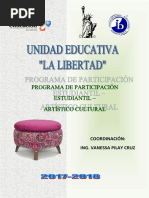 Proyecto de Artístico Cultural