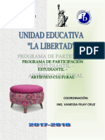 Proyecto de Artístico Cultural