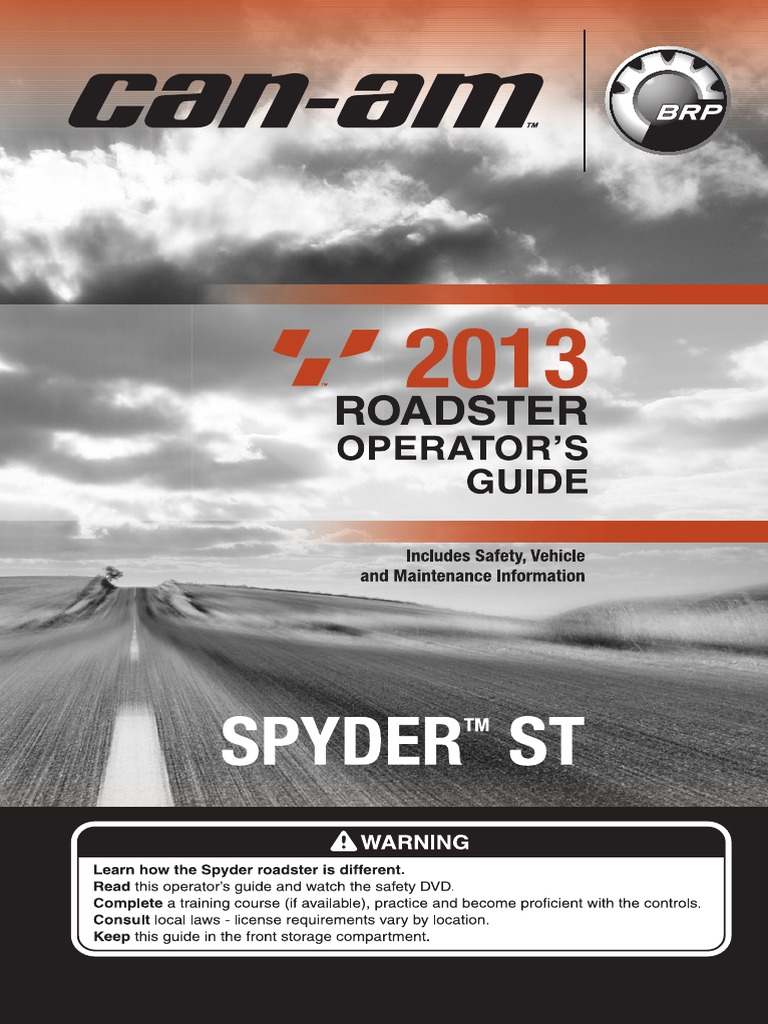 2013 CAN AM SPYDER OWNERS MANUAL PDF intelligence overview