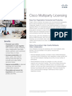 Cisco Multiparty Licensing: Benefits