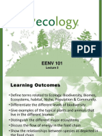 Lecture 3. Ecology of Life