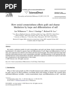  How Social Connectedness Affects Guilt and Shame