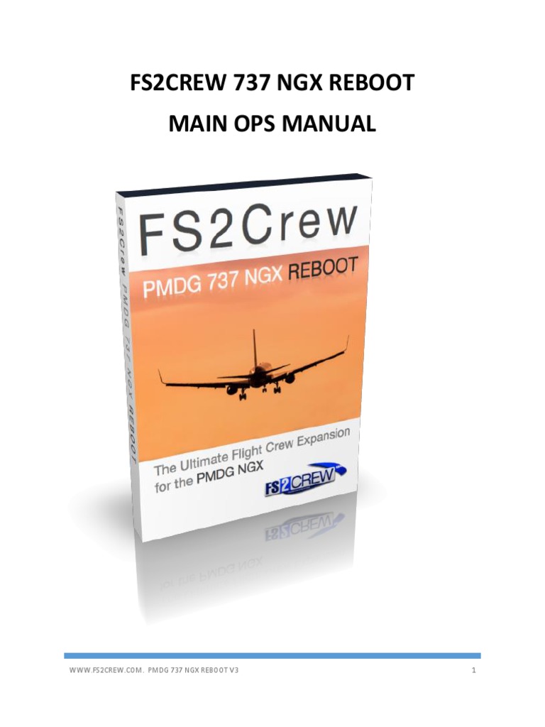 FS2Crew 737 NGX Reboot Guide | PDF | Windows 7 | Windows Vista