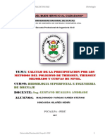 Informe Hidrologia Metodos